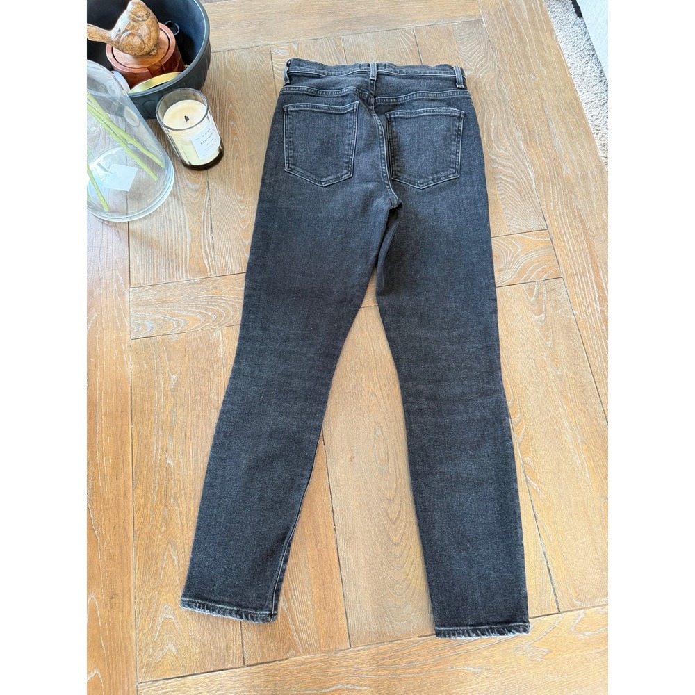 Agolde Pinch Waist Skinny Jeans Womens in Black Size 27 (P1) - Picture 4 of 7